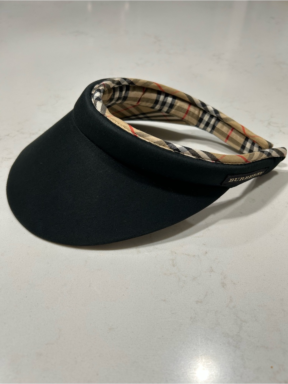 BURBERRY NOVA CHECK WITH BLACK SUN VISOR GOLF/ TENNIS. UNISEX - Picture 6 of 7